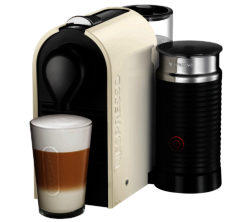 NESPRESSO  XN260140 Nespresso U & Milk Coffee Machine - Pure Cream